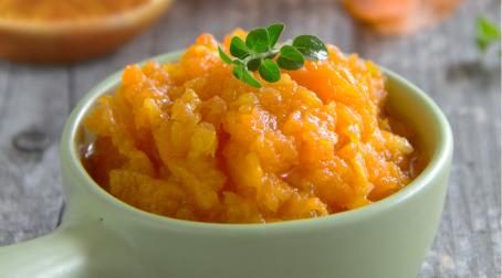 Purée de carottes et cumin