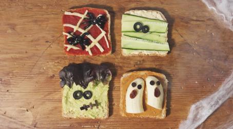 Toasts d'Halloween