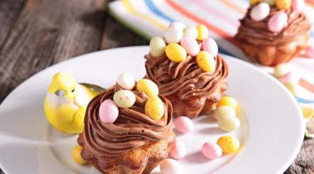 muffins de pâques chocolat recette dessert rapide