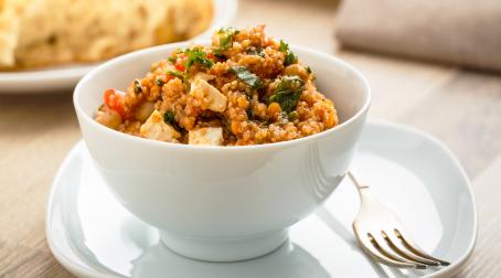 Salade grecque façon taboulé Salade grecque façon taboulé