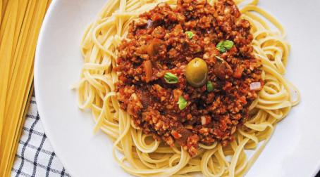 Bolognaise lentilles corail