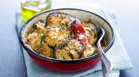 Gratin de légumes et parmesan