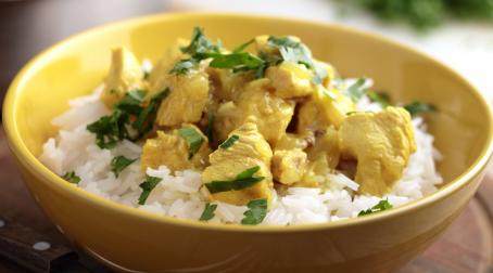 Riz et poulet au curry Riz et poulet au curry