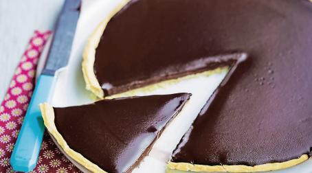 Tarte au chocolat glacé